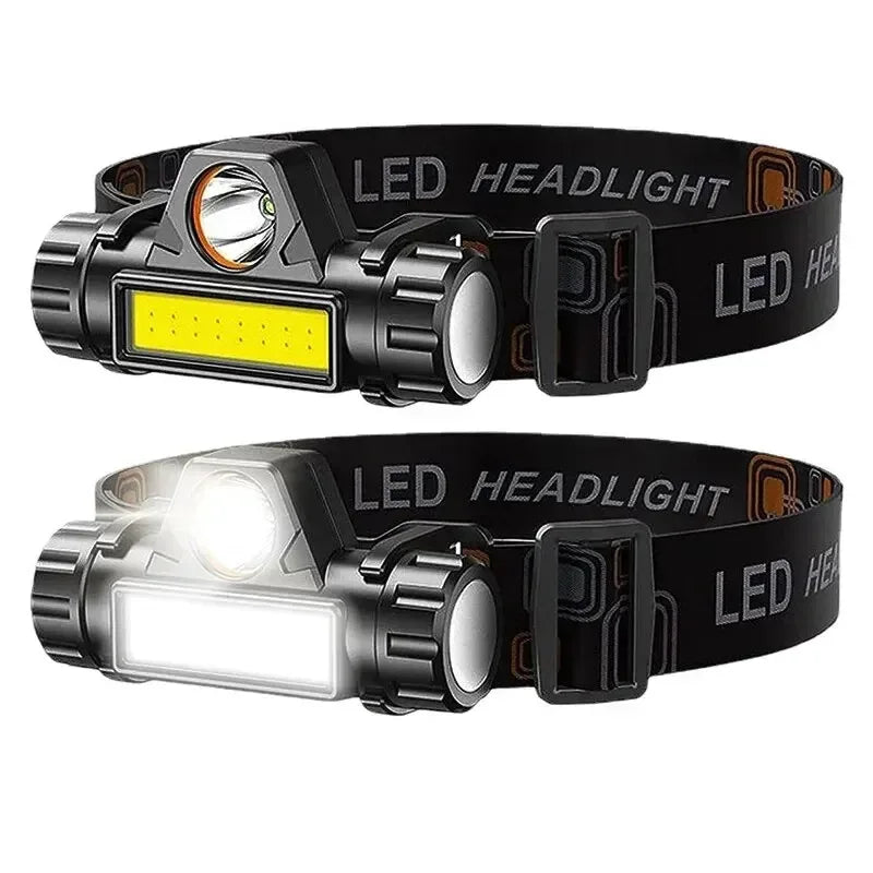 Rechargeable COB LED Magnetic USB Headlamp - SteadyBuy