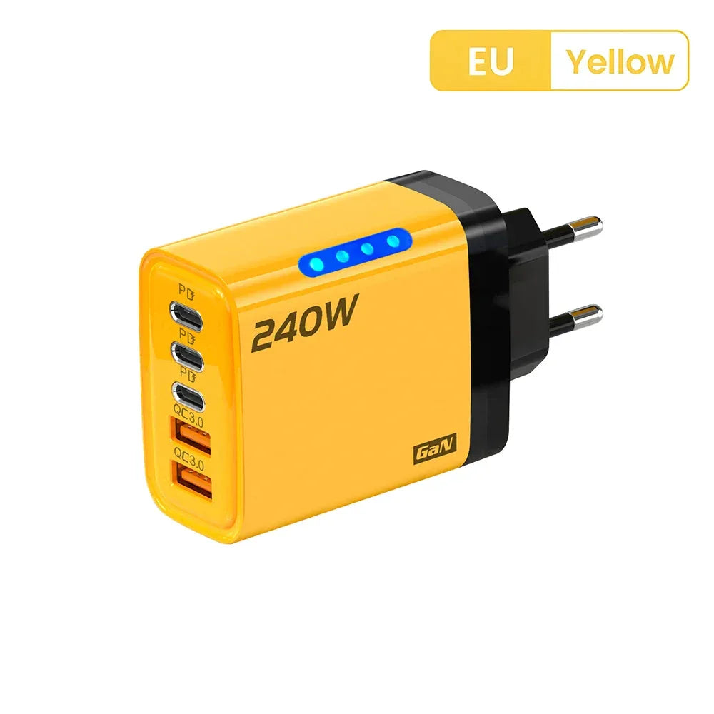 5-Port USB-C PD Wall Charger with Quick Charge 3.0 - SteadyBuy