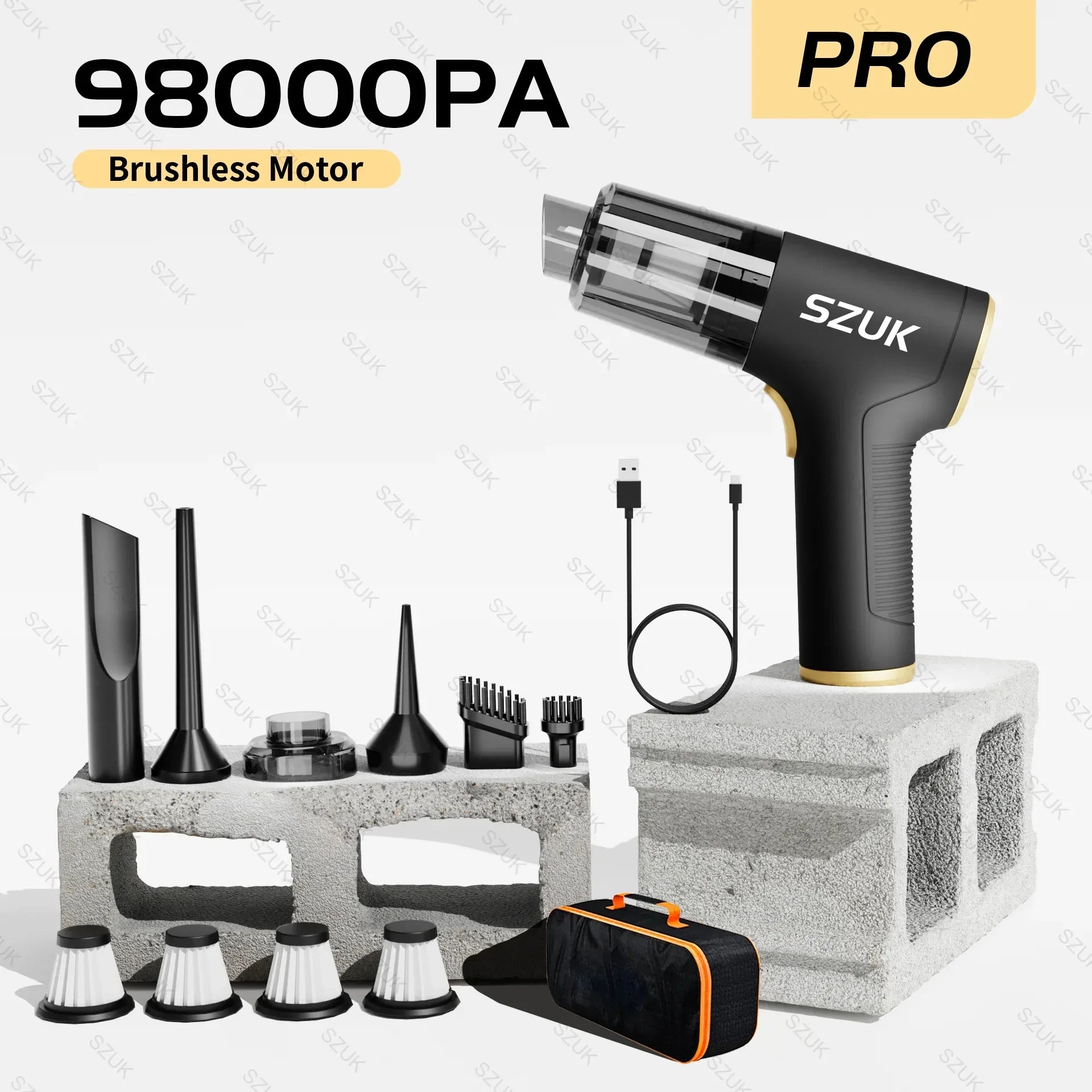 Mini Wireless Car & Home Vacuum Cleaner - SteadyBuy