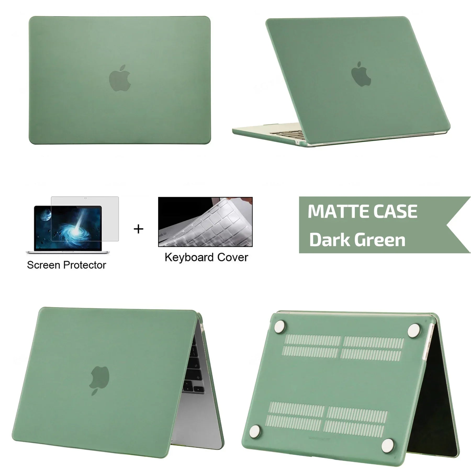 Matte Hard Case for MacBook Air & Pro 13–16" - SteadyBuy