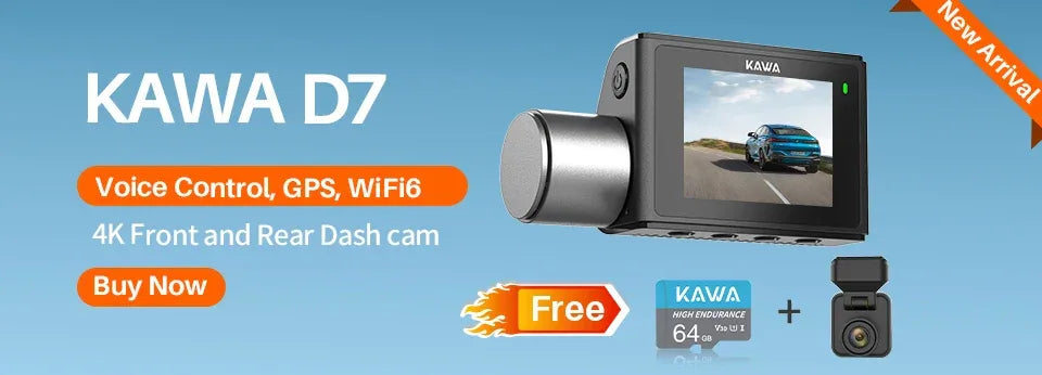 KAWA Mini 3 2K Smart Dash Camera - SteadyBuy