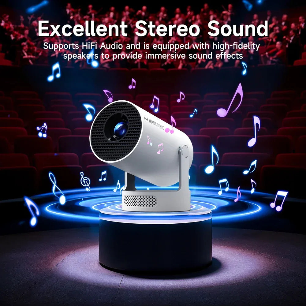 Magcubic HY300 Pro 8K Android Portable Projector - SteadyBuy