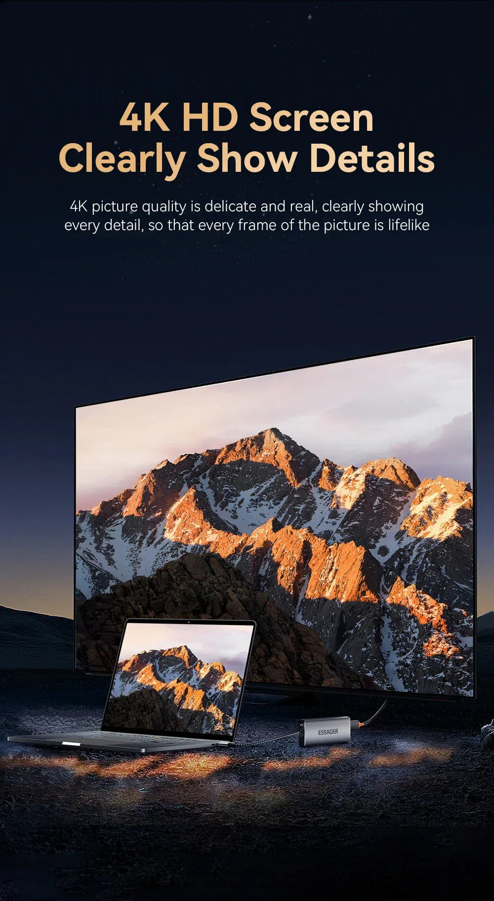 Essager 8‑in‑1 USB‑C Hub with SSD Storage Dock - SteadyBuy