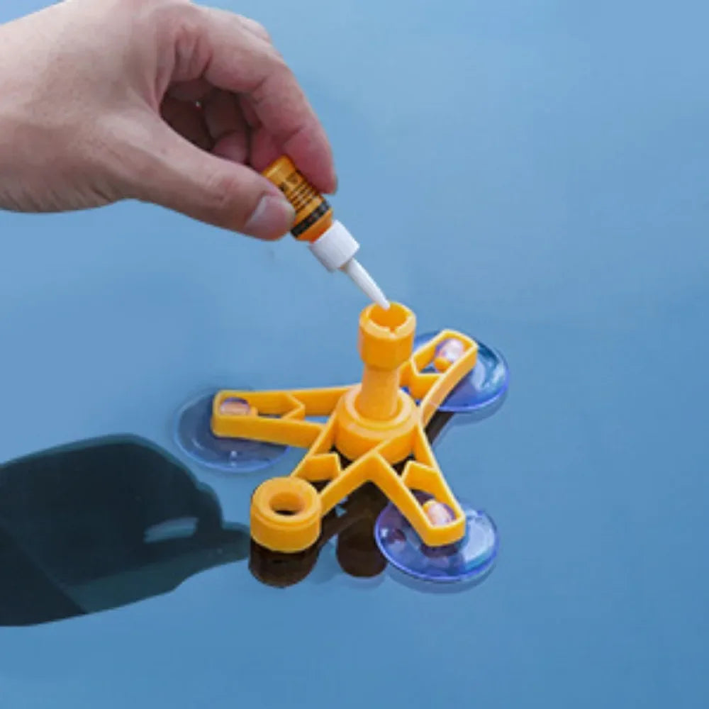 Windshield Glass Crack Repair Kit – No UV Needed - SteadyBuy