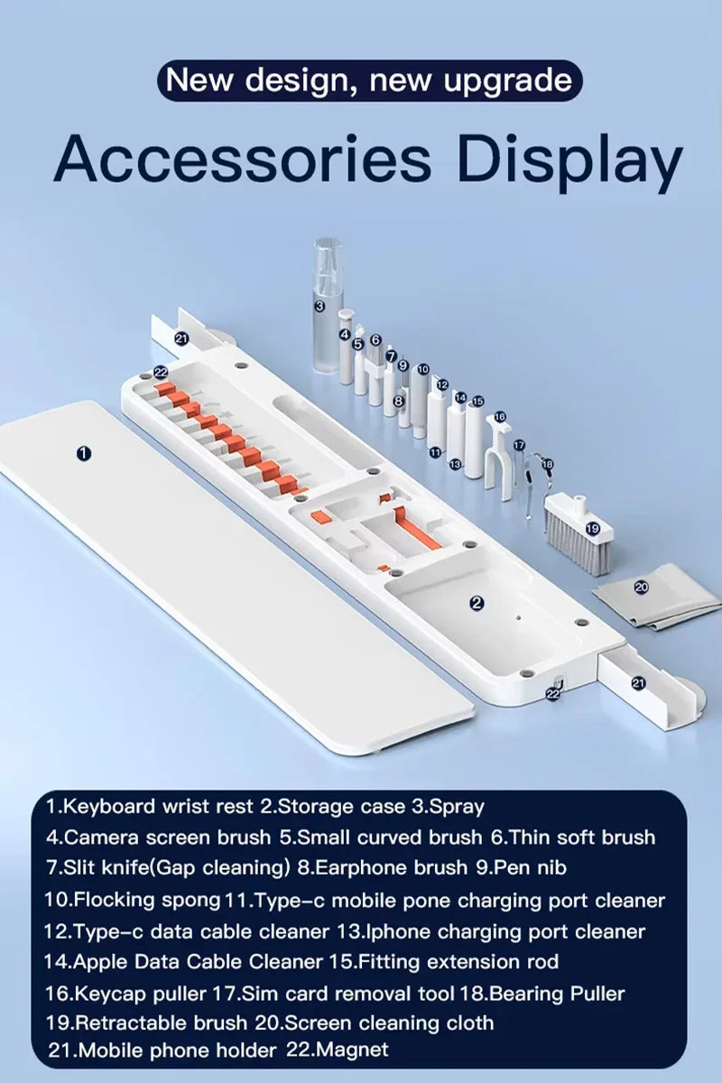 Multi-Device Detail Cleaning Kit for Laptops & Earbuds - SteadyBuy