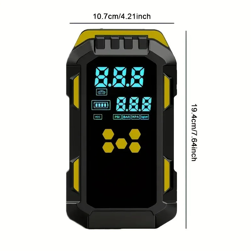 12V Car Jump Starter with 150PSI Tyre Inflator & USB Power Bank - SteadyBuy